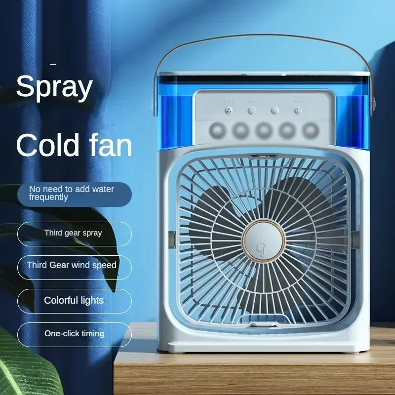 Xiaomi MIJIA Portable Air Cooler Fan | USB Mini Air Conditioner | Humidifier | LED Night Light | Desktop Cooling