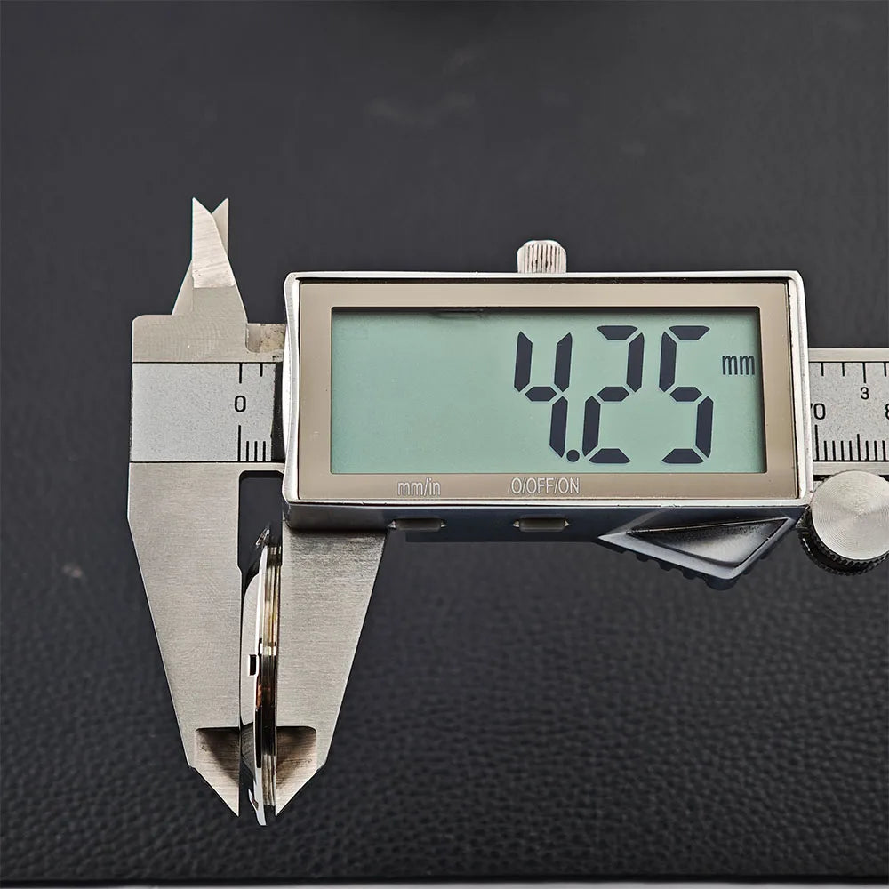39.7mm Men's Watch Case for VK63 Movement – Metal Case with 20mm Strap Fit & Watch Box