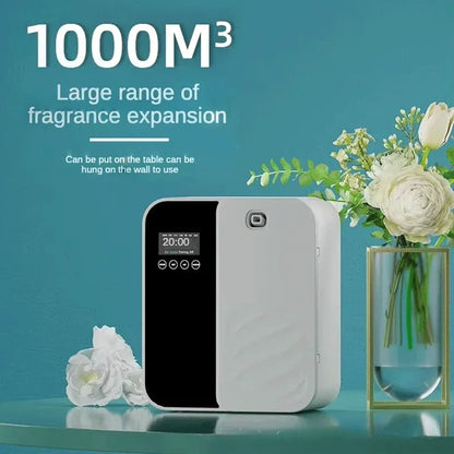1000m³ Bluetooth Wall Mounted Fragrance Diffuser – Professional Electric Aroma Diffuser for Home & Office