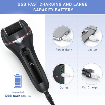 Electric Foot Callus Remover | Pedicure Machine | Rechargeable Foot Grinder