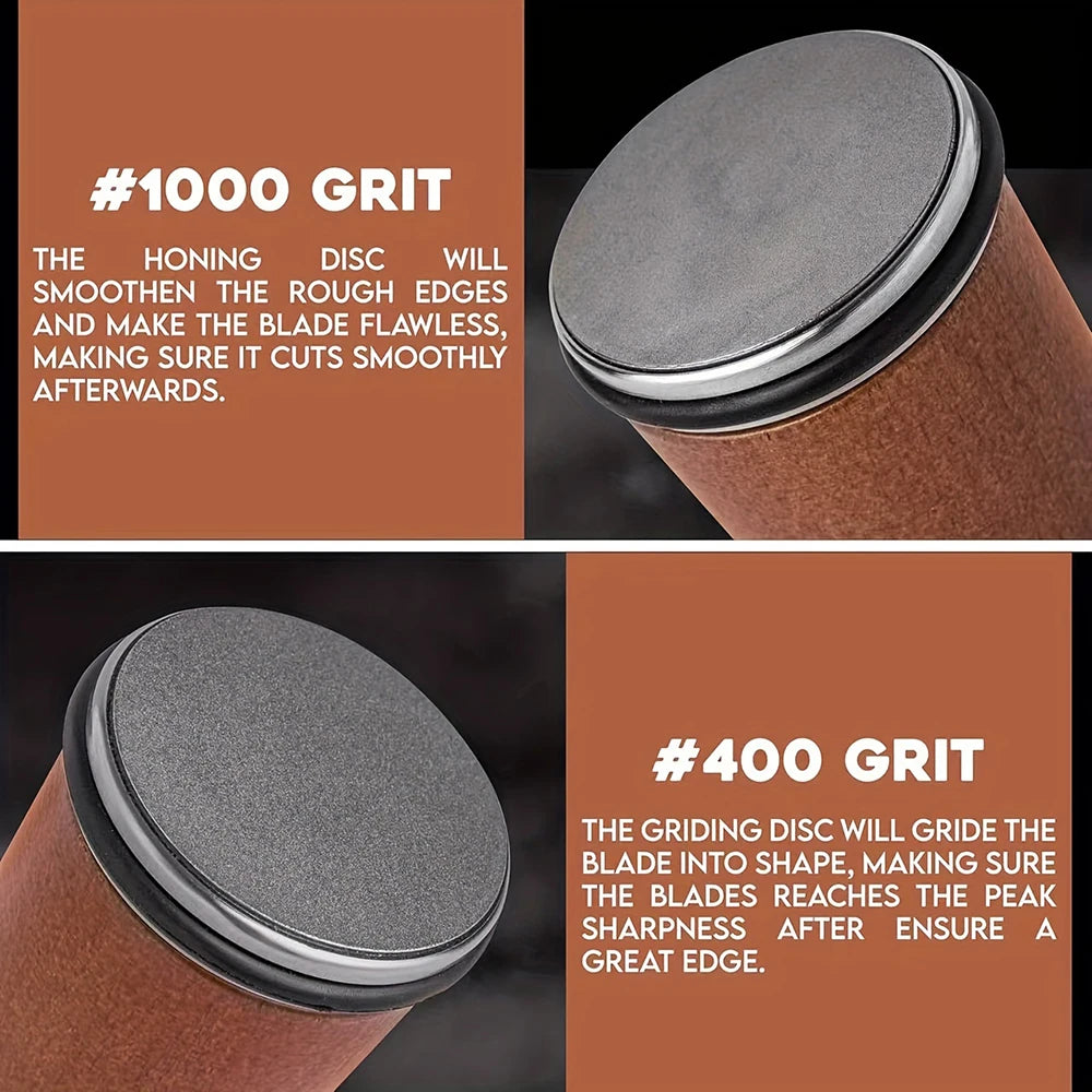 Dual-Angle Rolling Knife Sharpener