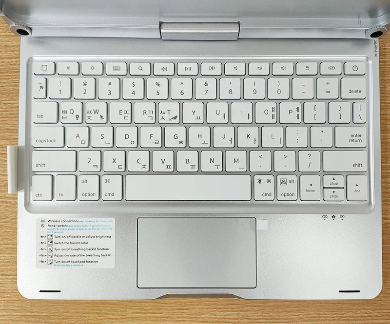 Bluetooth Magic Keyboard Case for iPad Pro 11 / Air – Backlit, Multi-Language, Trackpad