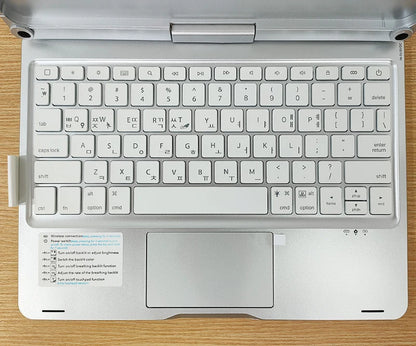 Bluetooth Magic Keyboard Case for iPad Pro 11 / Air – Backlit, Multi-Language, Trackpad