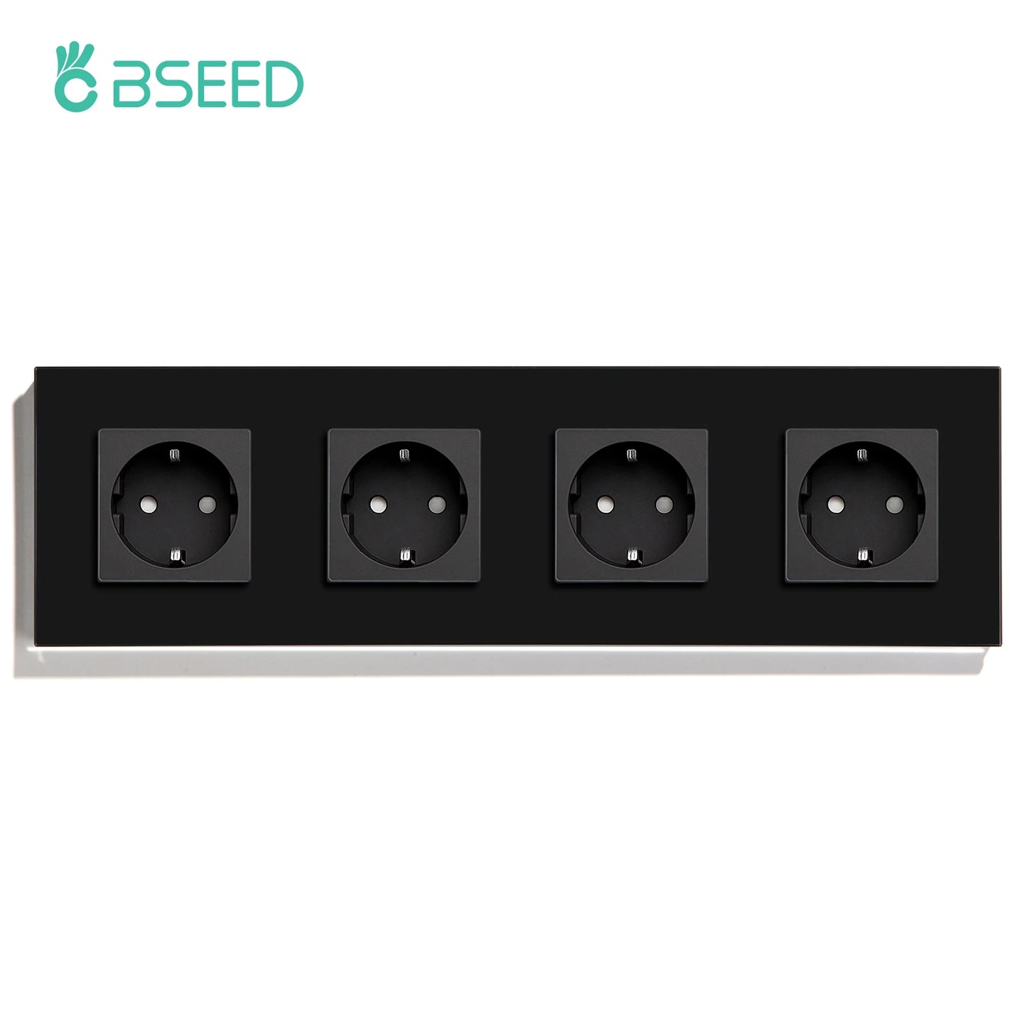 BSEED EU Wall Socket with USB-C Charging Port – Glass Panel 16A
