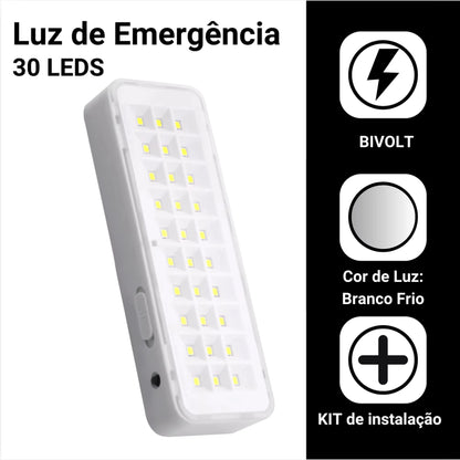 30 LED Emergency Camping Light – USB-C Rechargeable, Multi-Function