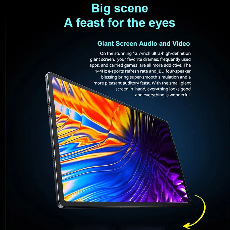 Lenovo Xiaoxin Pad Pro 2025 – 12.7" 2.9K 144Hz, Dimensity 8300, 8GB+256GB, 10200mAh, Android 14, Global ROM