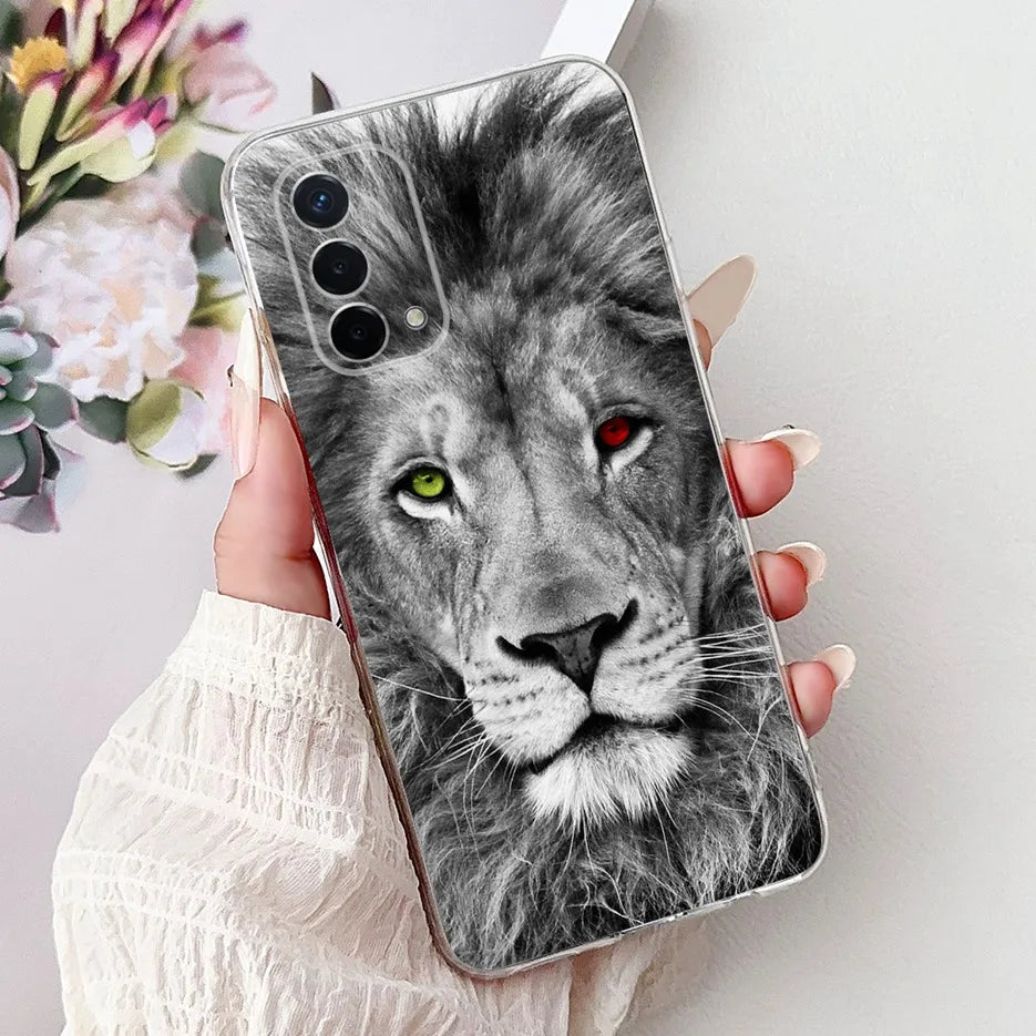 Luxury Painted Soft Silicone Case for Oppo A74 5G – Shockproof Back Cover