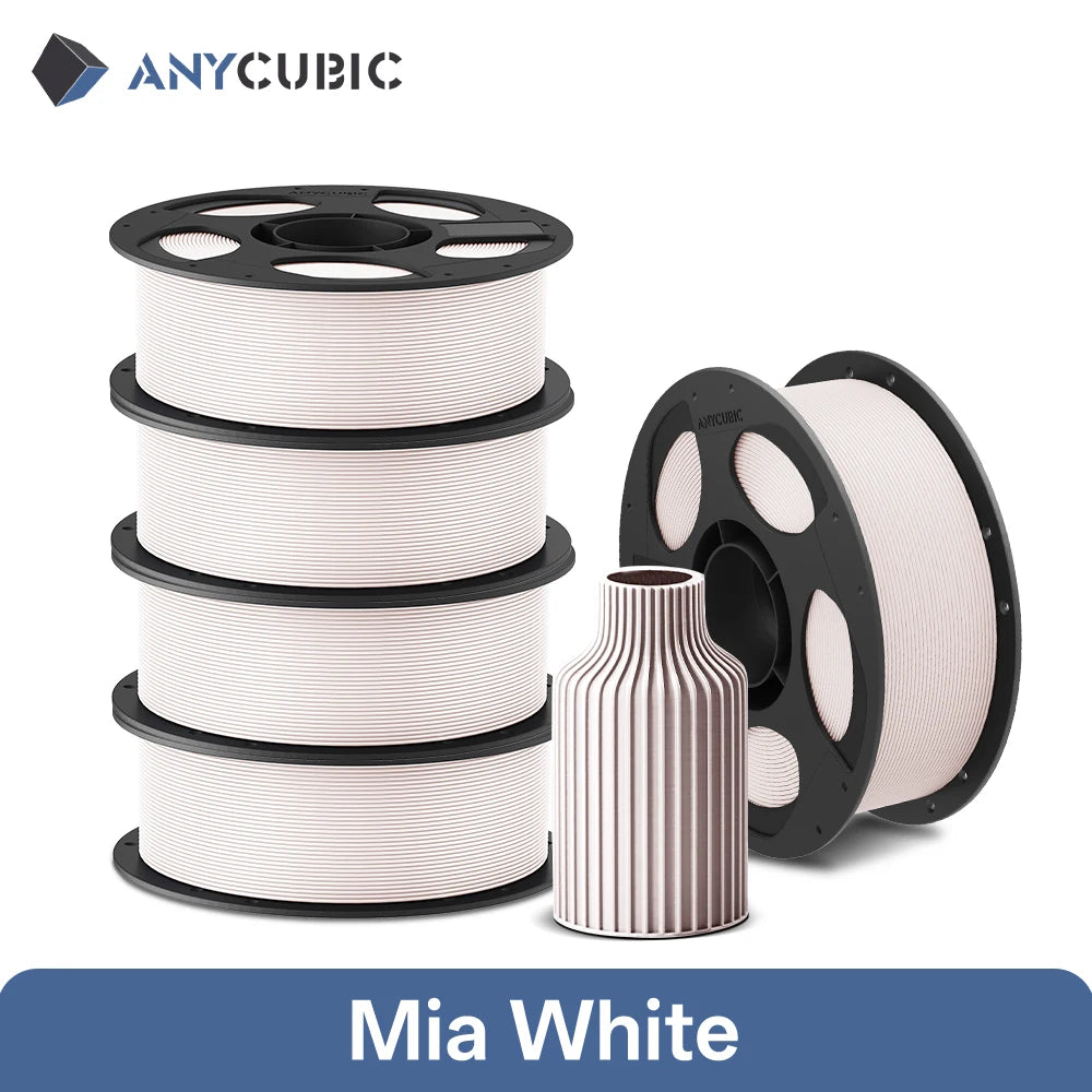 ANYCUBIC PLA 3D Printer Filament – 5KG / 1.75mm, Eco-Friendly, EU & US Warehouse, For Kobra S1C / K3C