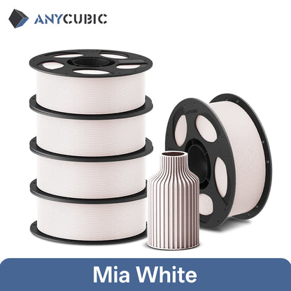 ANYCUBIC PLA 3D Printer Filament – 5KG / 1.75mm, Eco-Friendly, EU & US Warehouse, For Kobra S1C / K3C
