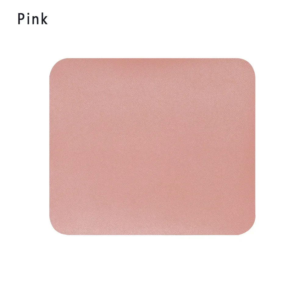 Gootrades Leather Mouse Pad – Anti-Slip, Smooth Fabric, 8 Colors (Office & Gaming)