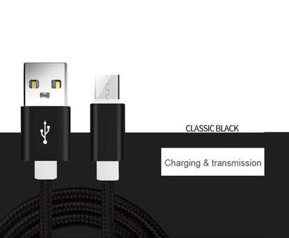 5A USB to Type-C Fast Charging Cable – Nylon Braided, for iPhone, Samsung, Xiaomi, Huawei