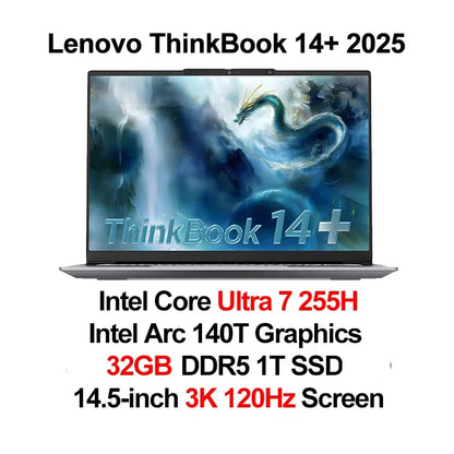 Lenovo ThinkBook 14+ 2025 Laptop | Intel Ultra 5/7/9 | Intel Arc 130T/140T | 32GB DDR5 | 1TB SSD | 14.5" 120Hz