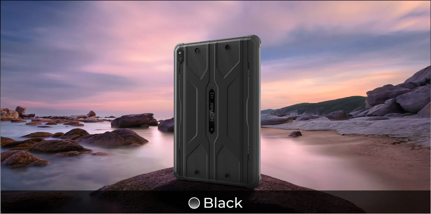 HOTWAV R10 Pro Rugged Tablet | 10800mAh | 10.1" HD+ | Android 14 | 8GB+256GB | 4G | 13MP