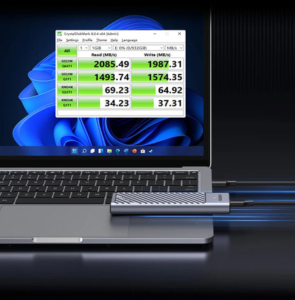 UGREEN M.2 SSD Enclosure | NVMe & SATA | USB 3.2 Gen2 20Gbps | Supports 2230–2280