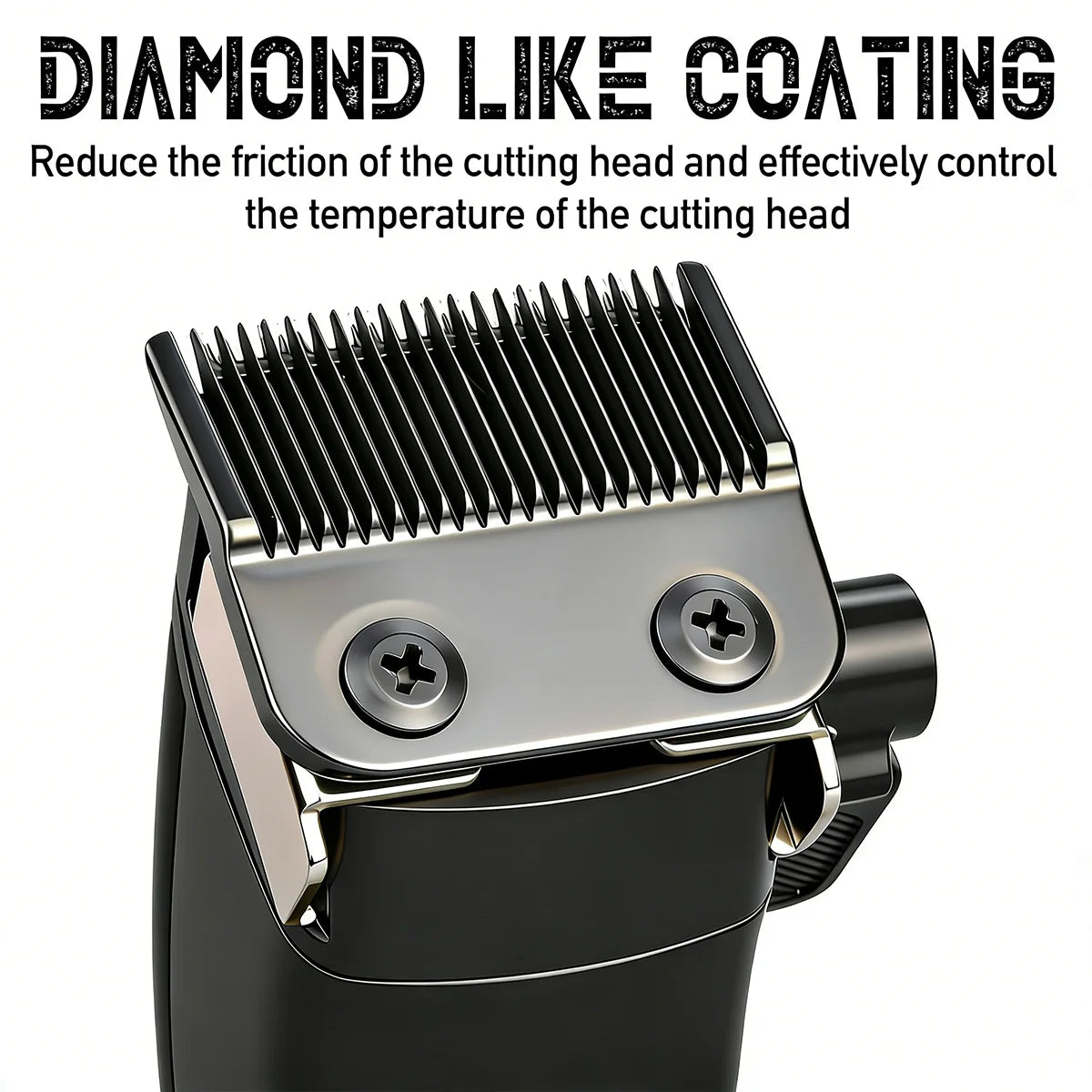 Professional Barber Hair Clipper – 5-Speed, 8000RPM, Brushless Motor, Detachable Blade