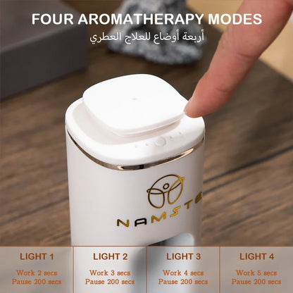 Namste Car Air Freshener 10ML – USB, 7-Color Light, Aroma Diffuser