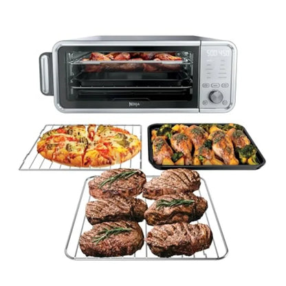 10-in-1 Digital Air Fry Oven – Extra Large Capacity, Flip-Up Design, Stainless Steel, Precise Temperature Control