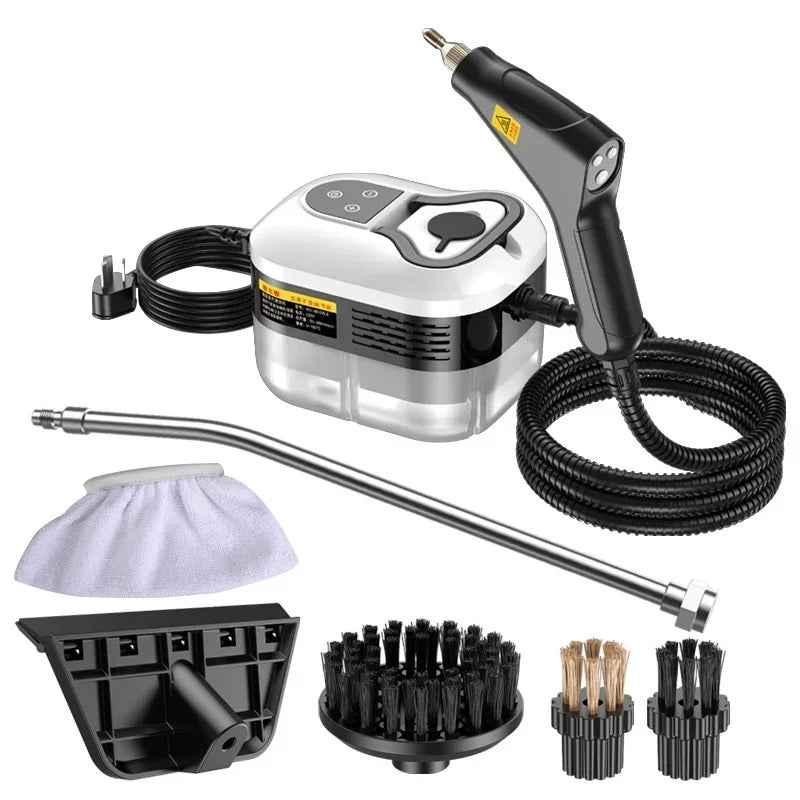 Portable Handheld Steam Cleaner 220V – High Pressure Multifunctional for AC, Kitchen Hood & Car