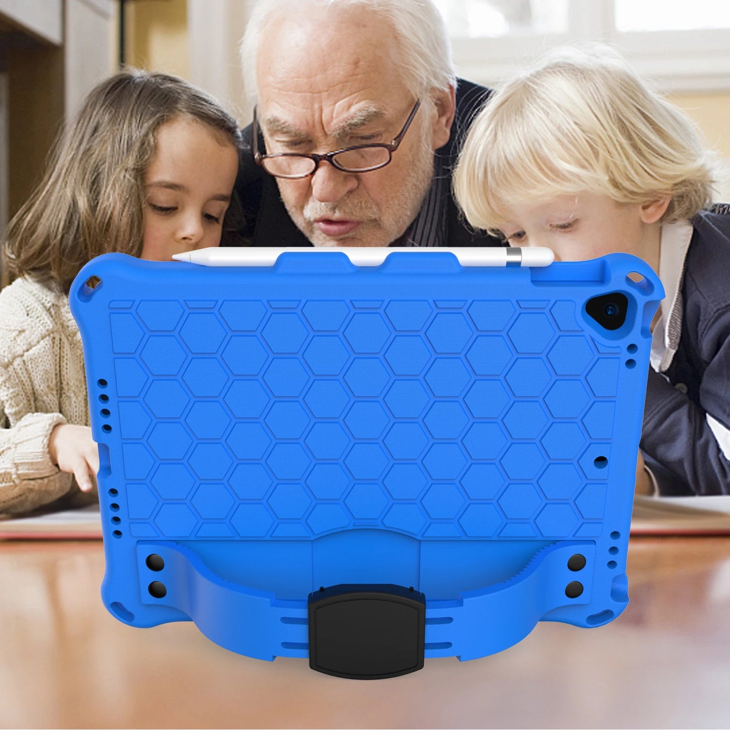 Shockproof iPad Case with Hand Strap & Stand – Fits iPad 10.9, Pro 11, Mini, Air & More