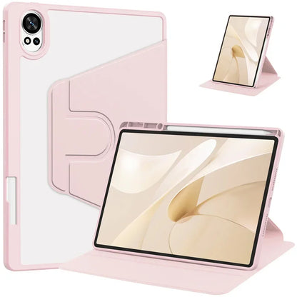 360° Rotating Acrylic Stand Case with Pencil Holder for Huawei MatePad 12x / MatePad Air 12 2024