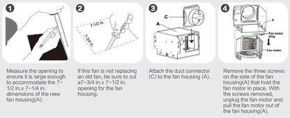 Bathroom Exhaust Fan with LED Light 110 CFM – 3 Color Temps, 1000LM, Ultra Quiet 2.5 Sones