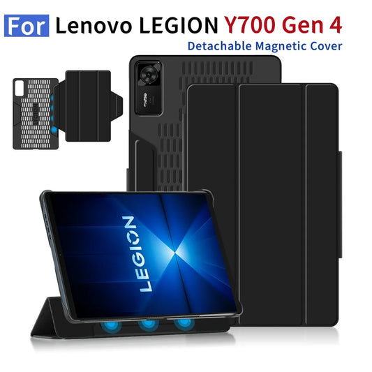 Lenovo Legion Y700 2025 (Gen 4) Case | 8.8" TB322FC | Detachable Magnetic Smart Cover | Black