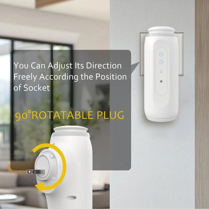 Wall Plug Aroma Diffuser 300m³ — Waterless, Smart Scent Machine, Electric Room Fragrance Diffuser