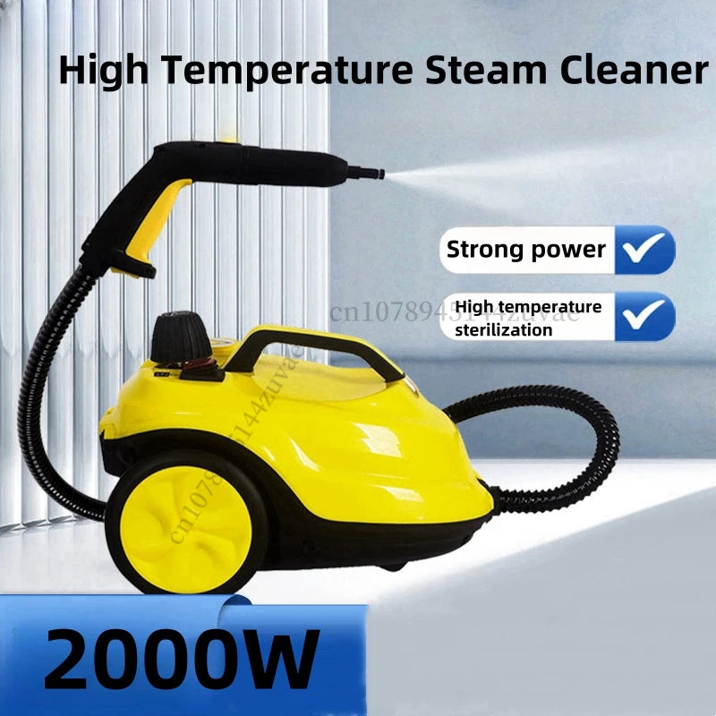 Multifunctional High-Temperature Steam Cleaner – Car Interior, Floor & Kitchen, 220V EU