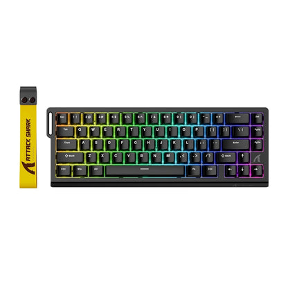 Attack Shark X68 HE Rapid Trigger Mechanical Gaming Keyboard – 60%, Hall Effect, 8KHz, Hot Swap
