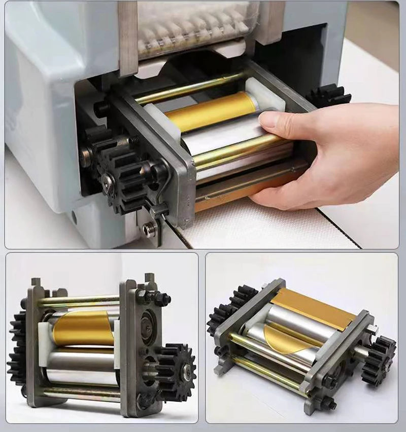 Electric Dumpling Wrapper Machine – 110V/220V, Round & Square Wonton Skin Maker, Commercial