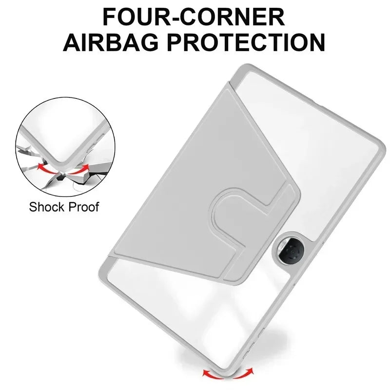 360° Rotating Luxury Flip PU Leather Case for OnePlus Pad Go / OPPO Pad Neo Air 2 11.4"