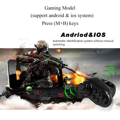 Wireless Bluetooth Gaming Finger Mouse — Remote Control for Tablet & Phone