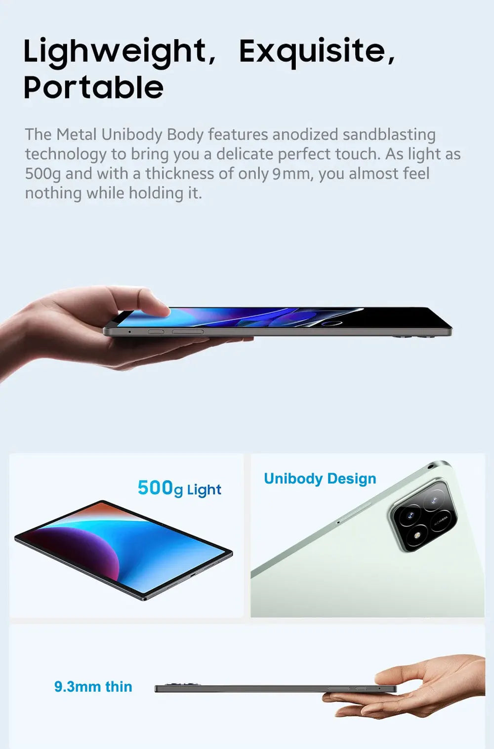 Android Tablet 10.1" | 4GB+32GB | Dual SIM 4G | 4000mAh | WiFi | With Optional Keyboard