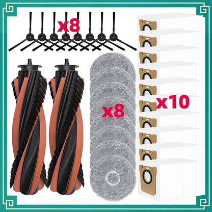 JONR P20 PRO / T5 Pro Robot Vacuum Replacement Parts | Main Brush, Side Brush, HEPA Filter, Mop Cloth