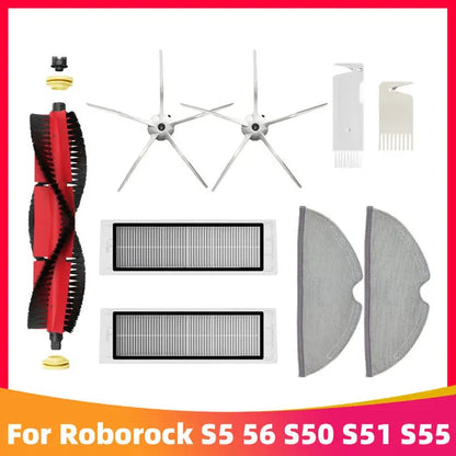 Roborock S5 MAX / S6 MAX / S6 MAXV Accessories | HEPA Filter, Brush, Mop, Water Tank