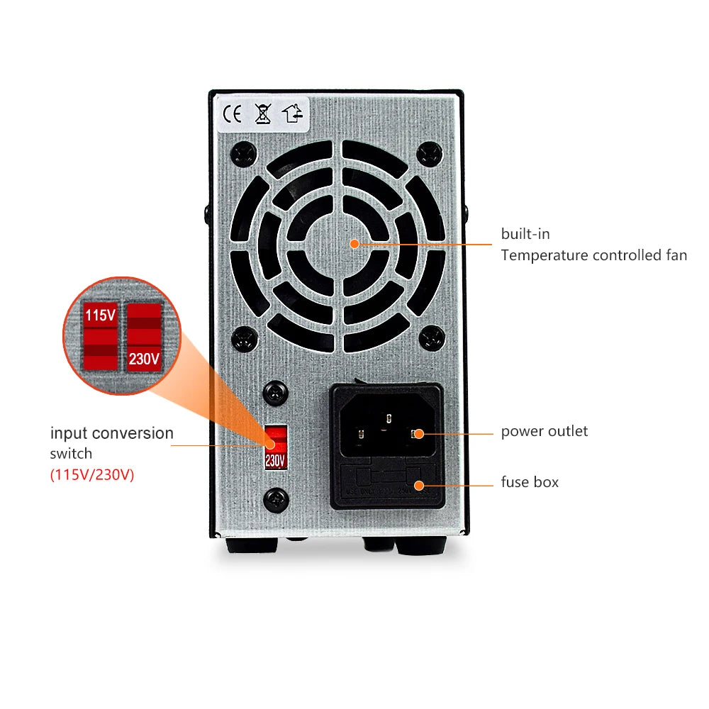 Wanptek Adjustable DC Lab Bench Power Supply