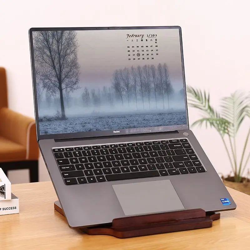 Adjustable Portable Laptop Stand – Foldable, Height-Adjustable, Heat Sink, iPad & Laptop Bracket