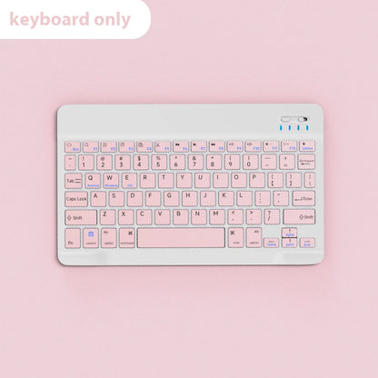 R.E.D. Shopping Bluetooth keyboard and mouse set for iPad, tablet, Android, and Windows devices, with sleek compact design.