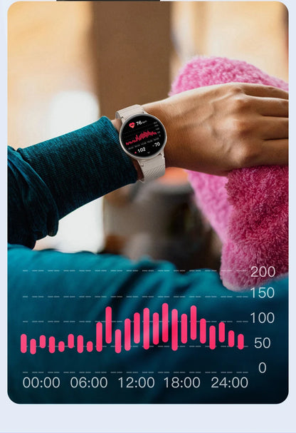 LIGE Bluetooth Smart Watch for Women – Custom Dial, Sport Fitness Tracker, iOS & Android (2026)