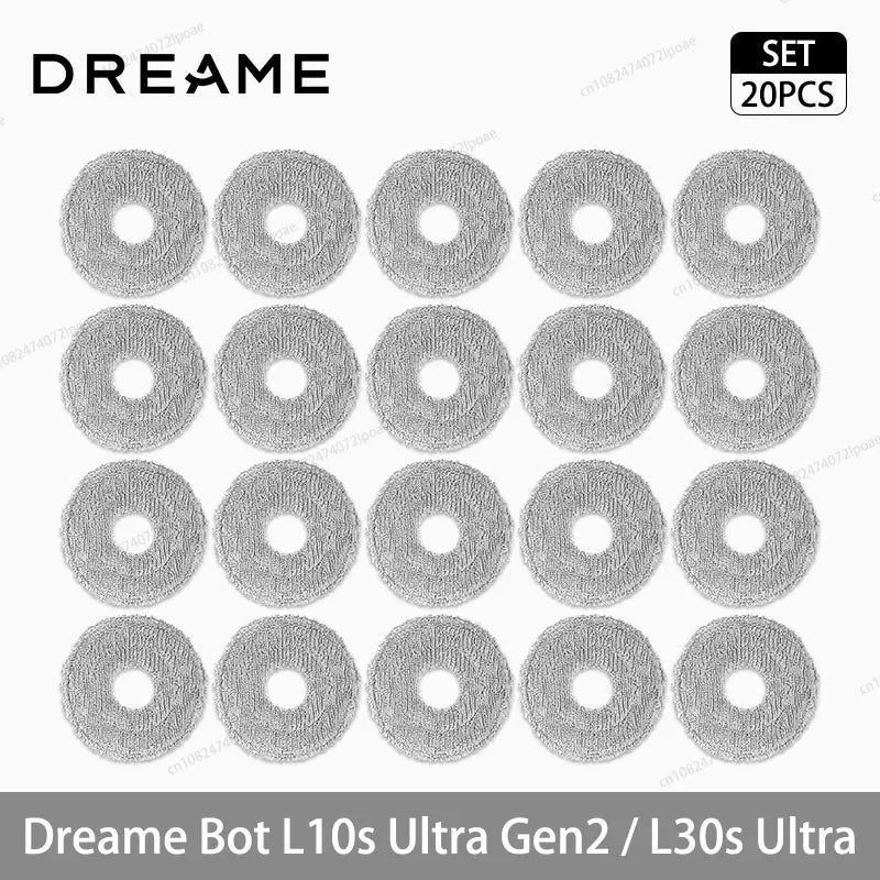 Dreame L10s Ultra Gen2 / L30s Ultra Robot Vacuum Spare Parts – Brush, Filter, Mop & Dust Bag