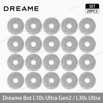 Dreame L10s Ultra Gen2 / L30s Ultra Robot Vacuum Spare Parts – Brush, Filter, Mop & Dust Bag