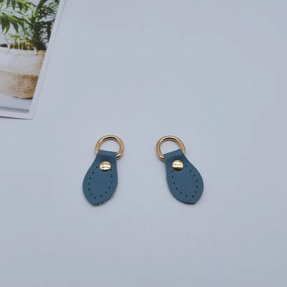 2-Pack PU Leather Bag Buckle Straps with Metal D-Ring - DIY Bag Accessories