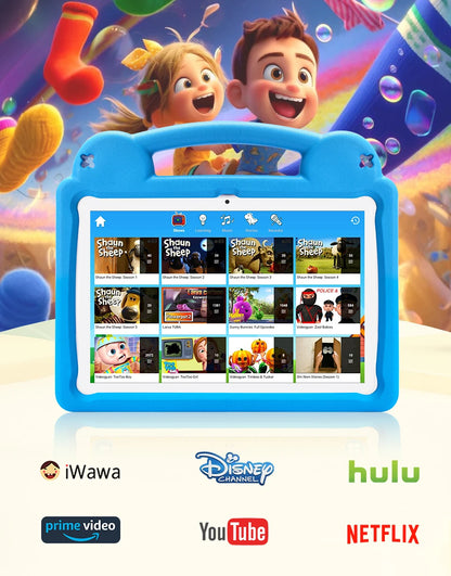 Kids Tablet 10.1" – Android 15, Parental Control, 8GB+64GB, 5000mAh, Octa Core