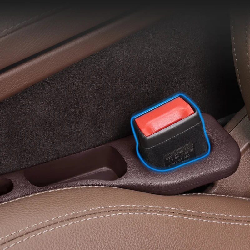 Car Seat Gap Filler Organizer | PU Waterproof Storage with Grooves for Phone & Keys (2pcs)