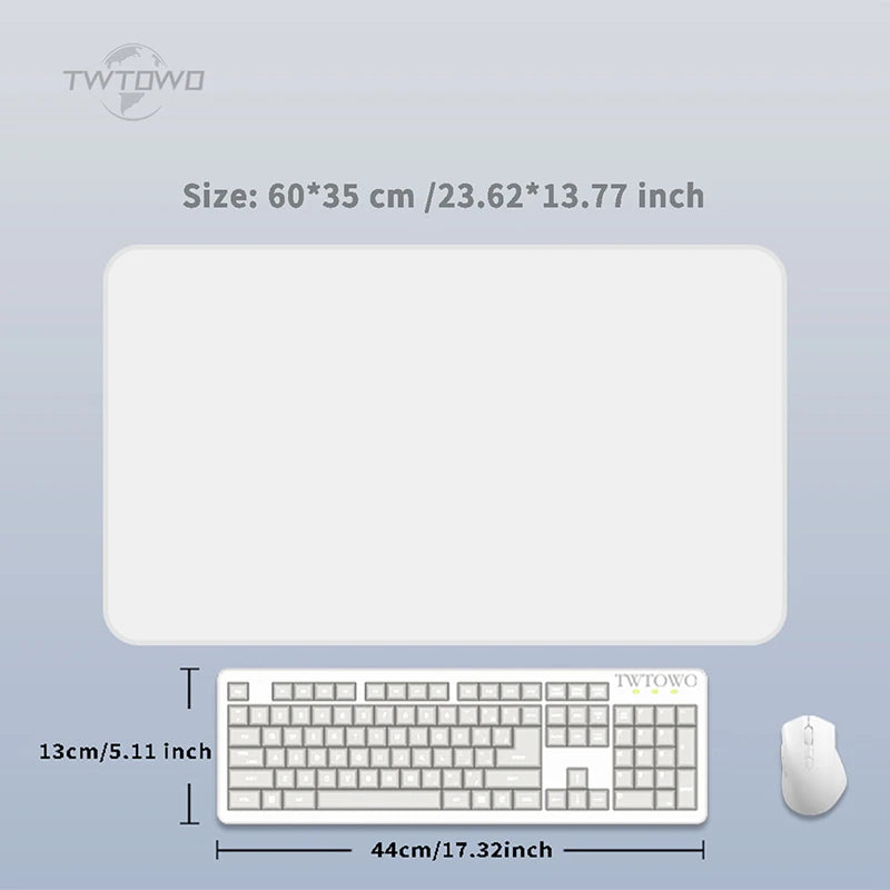 TWTOWO Custom Playmat & Mouse Pad – Non-Slip Natural Rubber, 600x300 to 1000x500mm, DIY Design