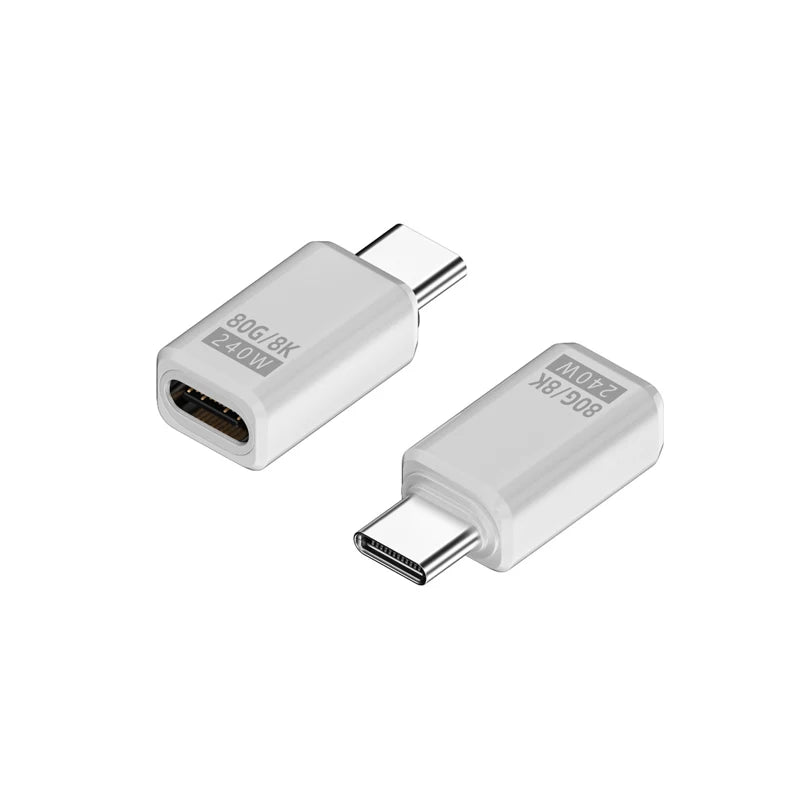 R.E.D. Shopping PD240W USB-C adapter with 80Gbps transfer, 8K@60Hz support, fast charging for iPhone, Xiaomi, MacBook.