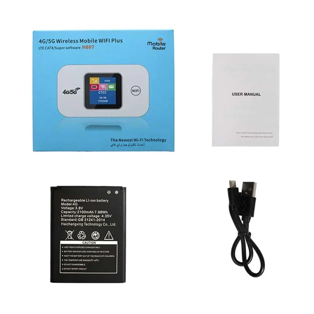 Portable 4G/5G WiFi router by R.E.D. Shopping with SIM card slot and 150Mbps speed, compact computer accessory for internet on the go