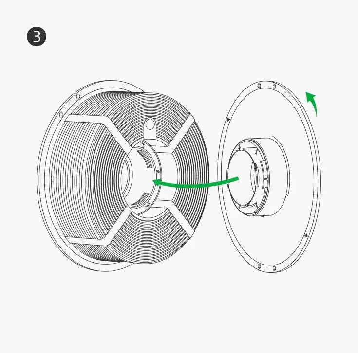 Bambu Lab High-Temp Reusable Filament Spool Rack