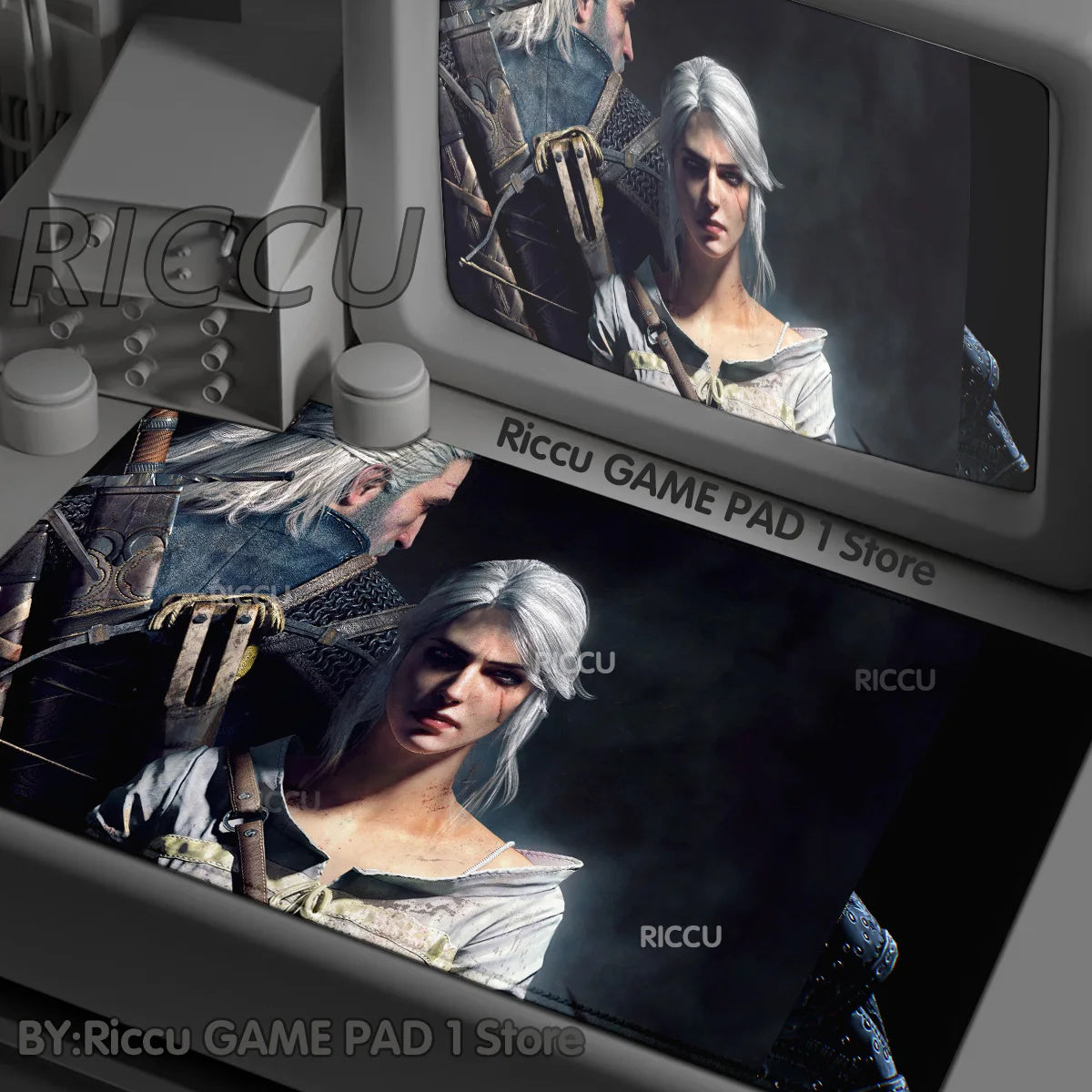 The Witcher 3 XXL Gaming Mouse Pad – Non-Slip, Lockedge, Thickened, Oversized Deskmat