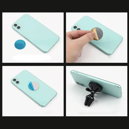 Universal Metal Plates for MagSafe Phone Holder | Iron Sheet Sticker for Magnetic Car & Desk Mount